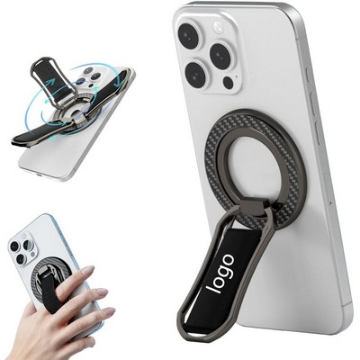 360 Degree Rotating Stand Grip Finger Holder Strap Magnetic Phone Holder