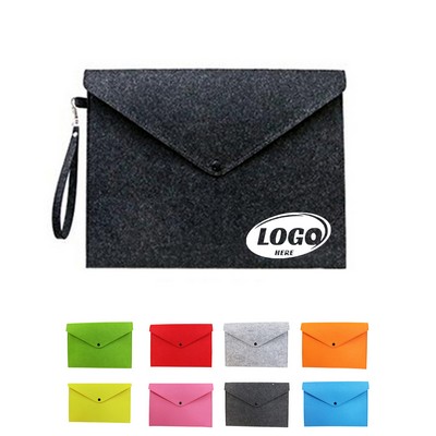 A4 Felt File Folder Document Bag With Handle