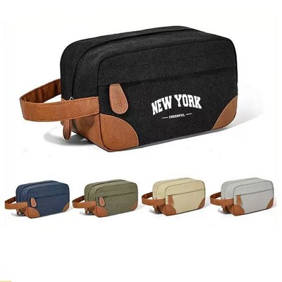 Travel Canvas Toiletry Bag