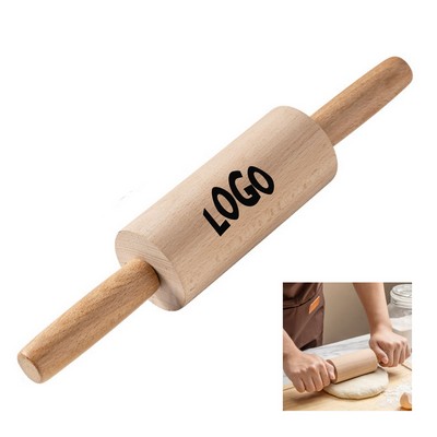 11.73- Inch Wooden Rolling Pin With Handle