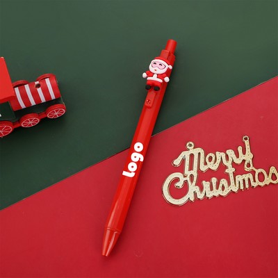 Festive Santa Gel Ink Pen, Perfect Xmas Gift