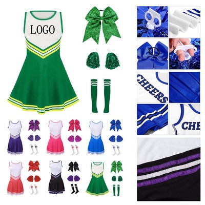 Student Cheerleading Performance Costume Set