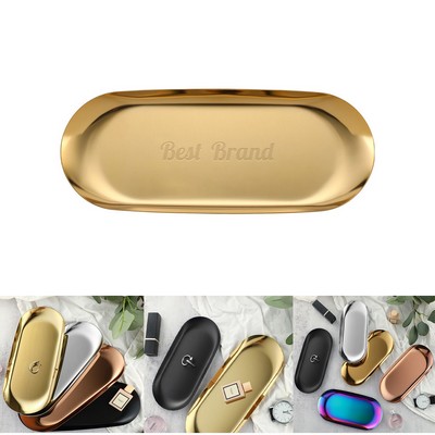 Stainless Steel Oval Tray