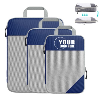 3PCS Compressible Mesh Storage Bag