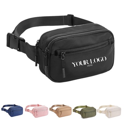 3 Zipper Nylon Fanny pack