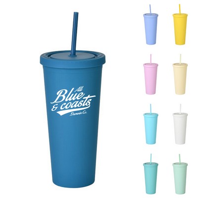 15 OZ Large Capacity Straw Tumbler