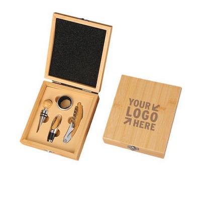 4 Pcs Wine Opener Accessory Set