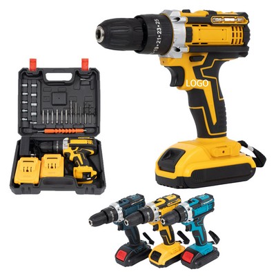 Cordless Drill Set w/Battery & Charger