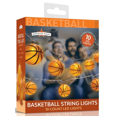 10 Count Basketball String Lights