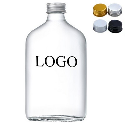 350ml Disposable Flat Plastic Bottle