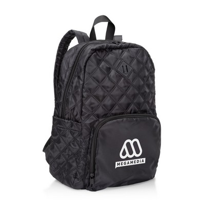 Eiffel Quilted Pattern Backpack