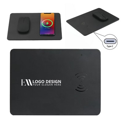 2-In-1 Mouse Pad With 15W Wireless Charger