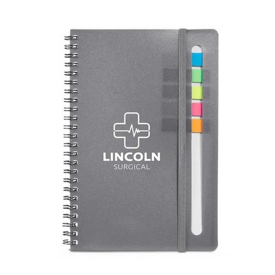 Semester Spiral Notebook With Sticky Flags 6.2...