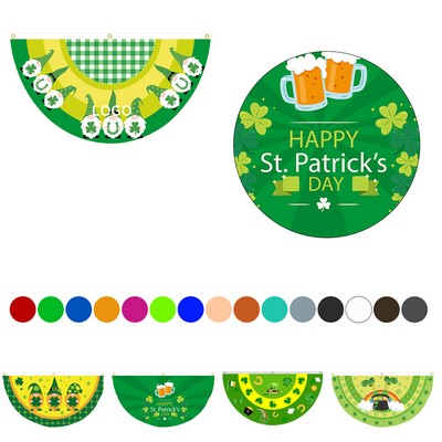 Pleated Bunting Fan Flag