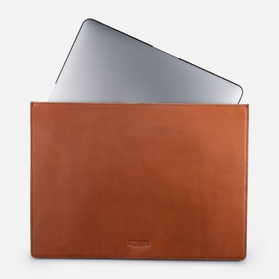 Presidio Rust Brown Laptop Sleeve (15.25" x 11")