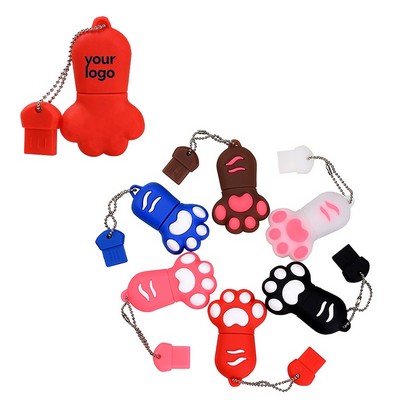 Cat Paw USB Flash Drive 128MB-128GB