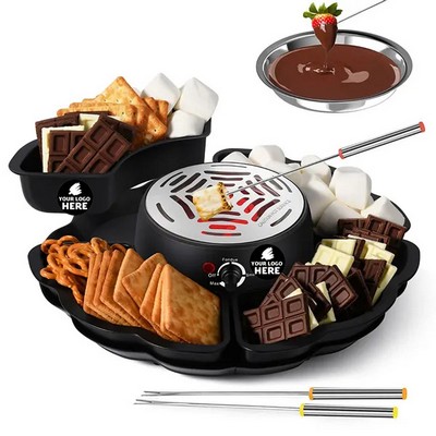 Dual-Purpose Flameless S'mores & Fondue Set