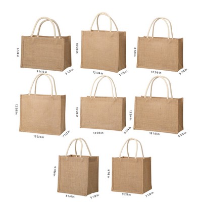 Natural Jute Tote Bag