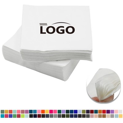 2 Ply Full Color Digital Print Beverage Napkins