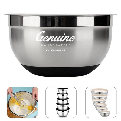 Stackable Stainless Steel Mixing Bowl