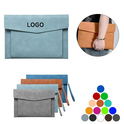 PU Leather A4 File Bag