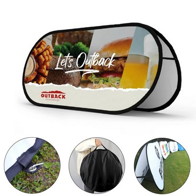 Horizontal Pop Up Banner