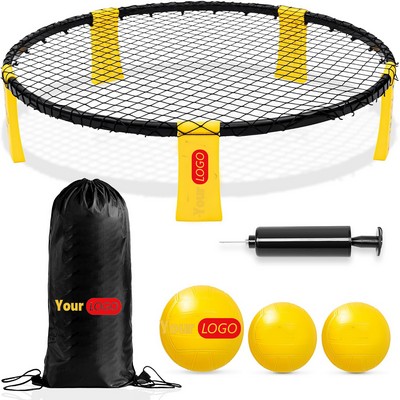 Compact Foldable PVC Beach Volleyball Kit