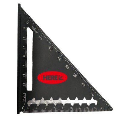 4" Carpenters Aluminum Rafter Square with Markings