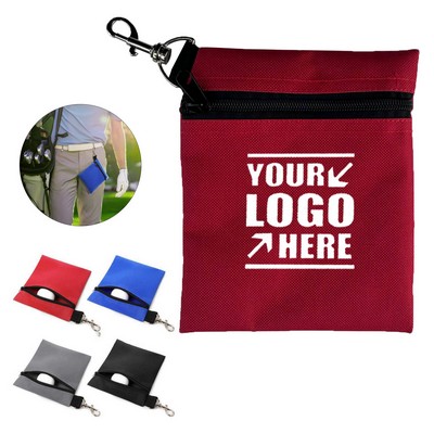 Zipper Golf Accessory Pouch