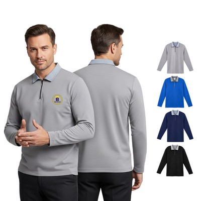 Men's Super Soft Lightweight Quarter Zip