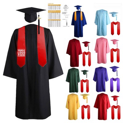 Graduation Bachelor Gown Complete Set