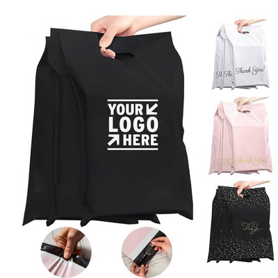 Reusable Plastic Shopping Bag with Die-Cut Handles