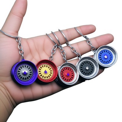 Car Tire Keychain