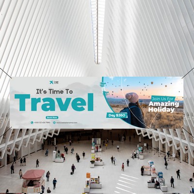 Dura-Poly Banners 3' x 10' (Double Sided)