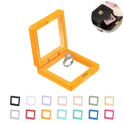 Jewelry Suspension Storage with PE Film 3D Floating Frame Display Stand