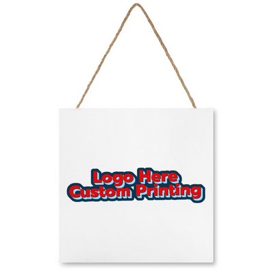 Wooden Hanging Sign Multi-Use Decor & Gift For Home Party 11.8-Inch