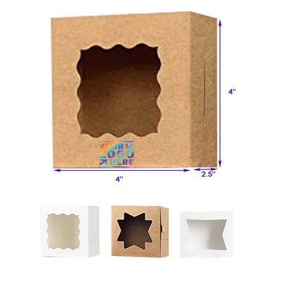 White Cookie Box with Window