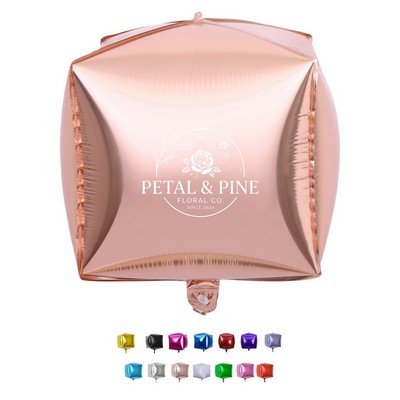 4D Square Foil Balloon, 22"