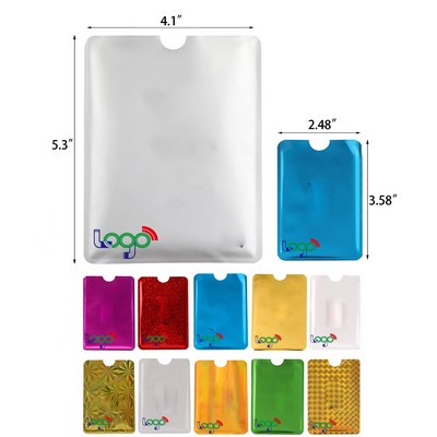 Bank Card Safety Blocking Sleeves Cover Bag