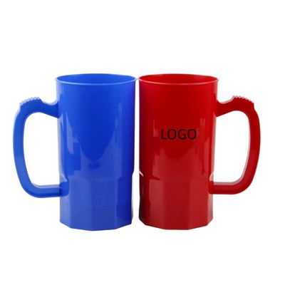 22oz Durable Plastic Beer Mug Steins