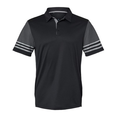 Adidas Men's Striped Sleeve Polo - A490