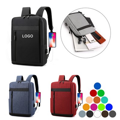 Travel Computer Backpack Charger Port