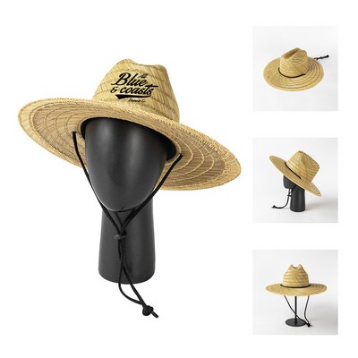 Beach Lifeguard Straw Hat