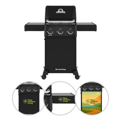 Broil King CROWN™ 310 Shadow LP Grill - Made in USA, Matte Black