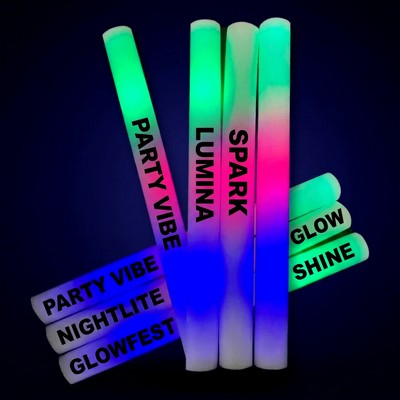 Personalized Foam LED Light Up Party Sticks