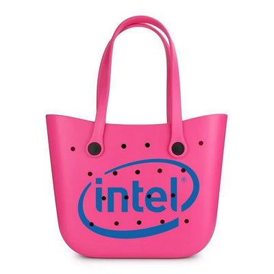 Waterproof EVA Tote Bag with Snap Button Handles (MEDIUM)