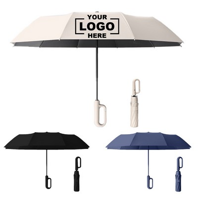 41" Auto Open Ring Buckle Umbrella