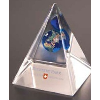 Acrylic 4-Sided Pyramid Award