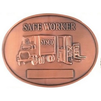 2½" Custom Die Cast Belt Buckle