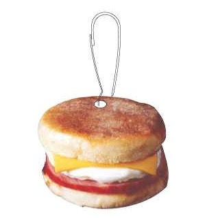 Breakfast Sandwich Zipper Pull